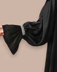 4pcs Satin Abaya Set Elegant Muslim Women’s Robe - Ergosalah - Ergonomic padded prayer mat for knee support