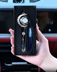 1pc Star & Moon Car Air Freshener – Islamic Calligraphy Design