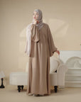 Everyday Wear Modest Long Sleeve Polyester Abaya
