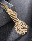 Bismillah Calligraphy Necklace Women - Ergosalah - Ergonomic padded prayer mat for knee support