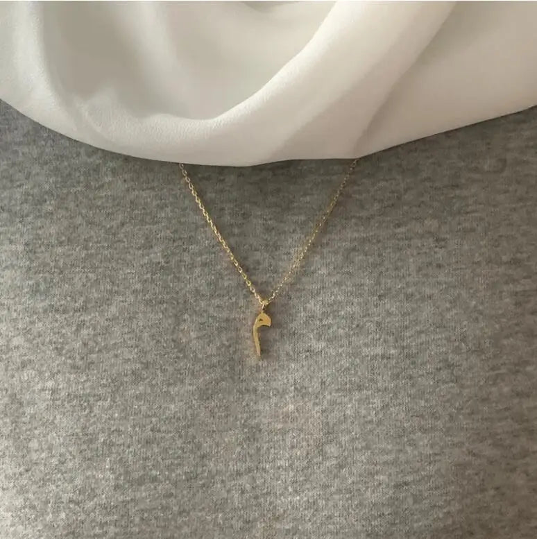 Custom Arabic Letter Necklace - Ergosalah - Ergonomic padded prayer mat for knee support