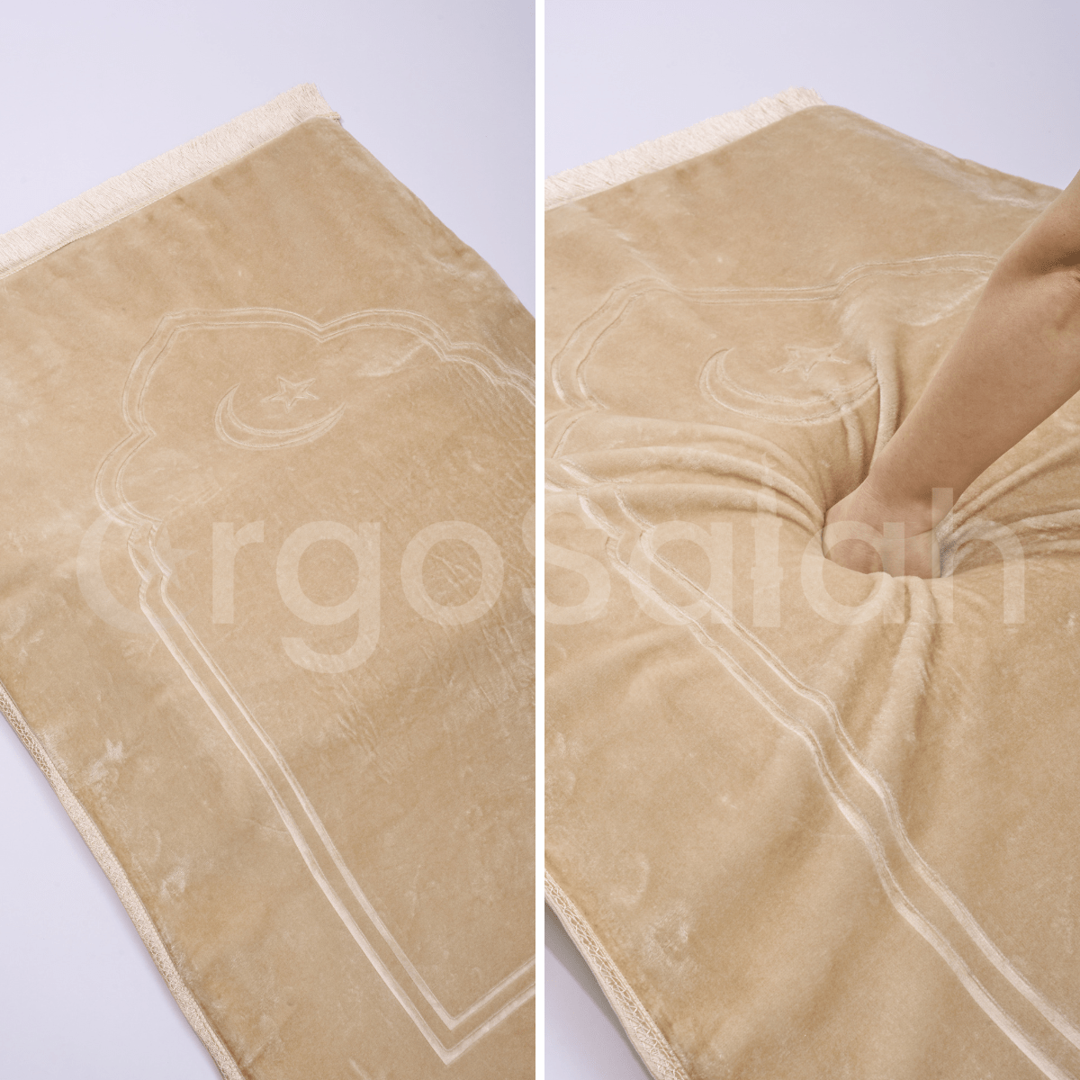 ErgoSalah® 2.0 - Ergonomic prayer mat - Ergosalah - Ergonomic padded prayer mat for knee support