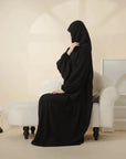 Everyday Wear Modest Long Sleeve Polyester Abaya - Ergosalah - Ergonomic padded prayer mat for knee support