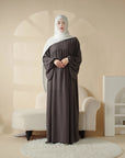Everyday Wear Modest Long Sleeve Polyester Abaya - Ergosalah - Ergonomic padded prayer mat for knee support