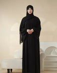 Everyday Wear Modest Long Sleeve Polyester Abaya - Ergosalah - Ergonomic padded prayer mat for knee support
