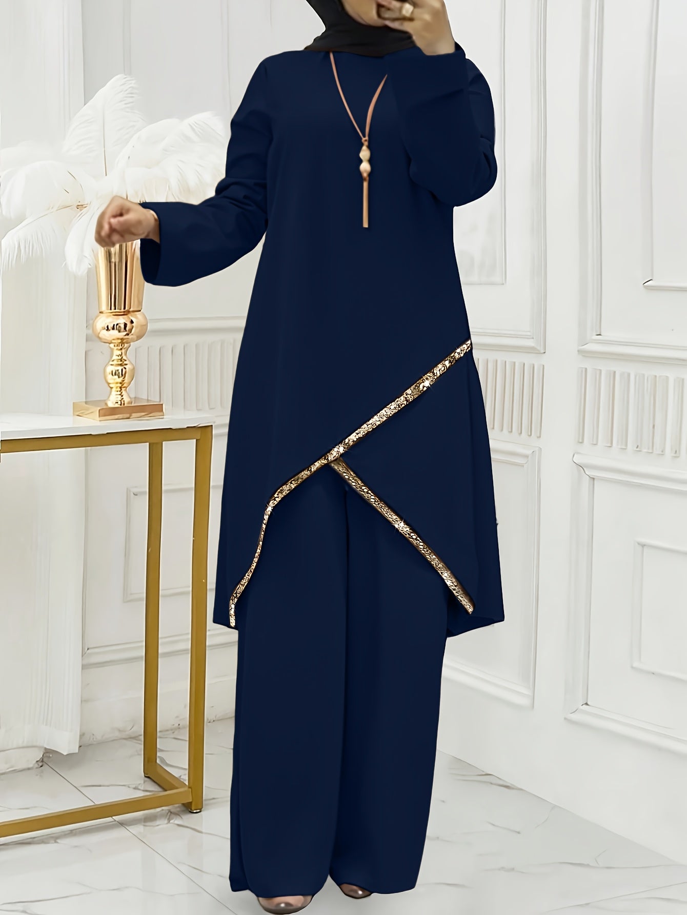 Jennah - two - piece set - Ergosalah - Ergonomic padded prayer mat for knee support