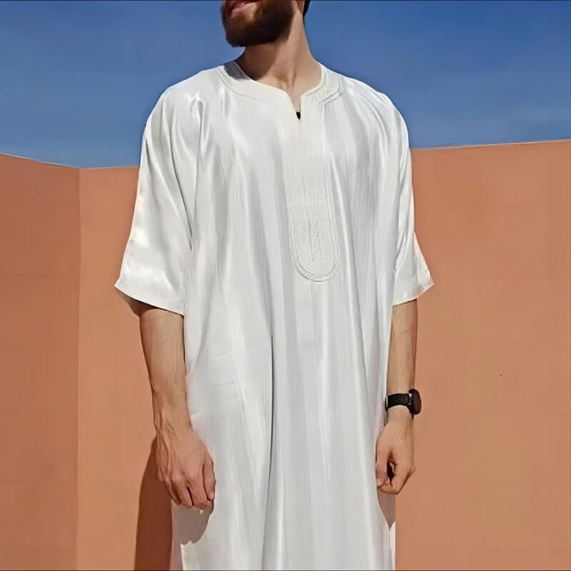 Kandura Dishdasha Men - Ergosalah - Ergonomic padded prayer mat for knee support
