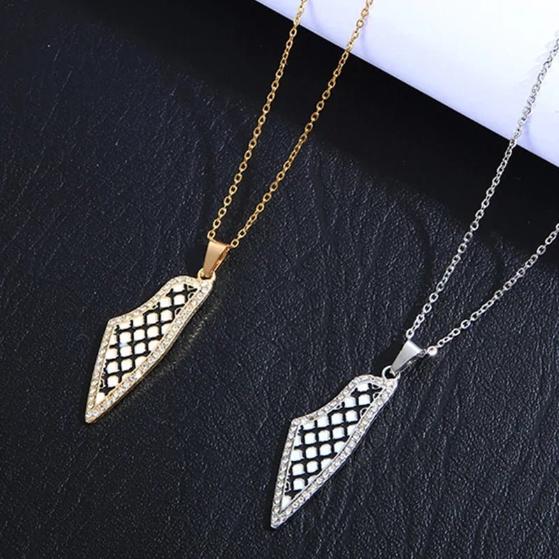 Keffiyeh Palestine Necklace Unisex - Ergosalah - Ergonomic padded prayer mat for knee support