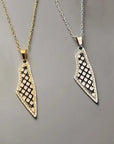Keffiyeh Palestine Necklace Unisex - Ergosalah - Ergonomic padded prayer mat for knee support