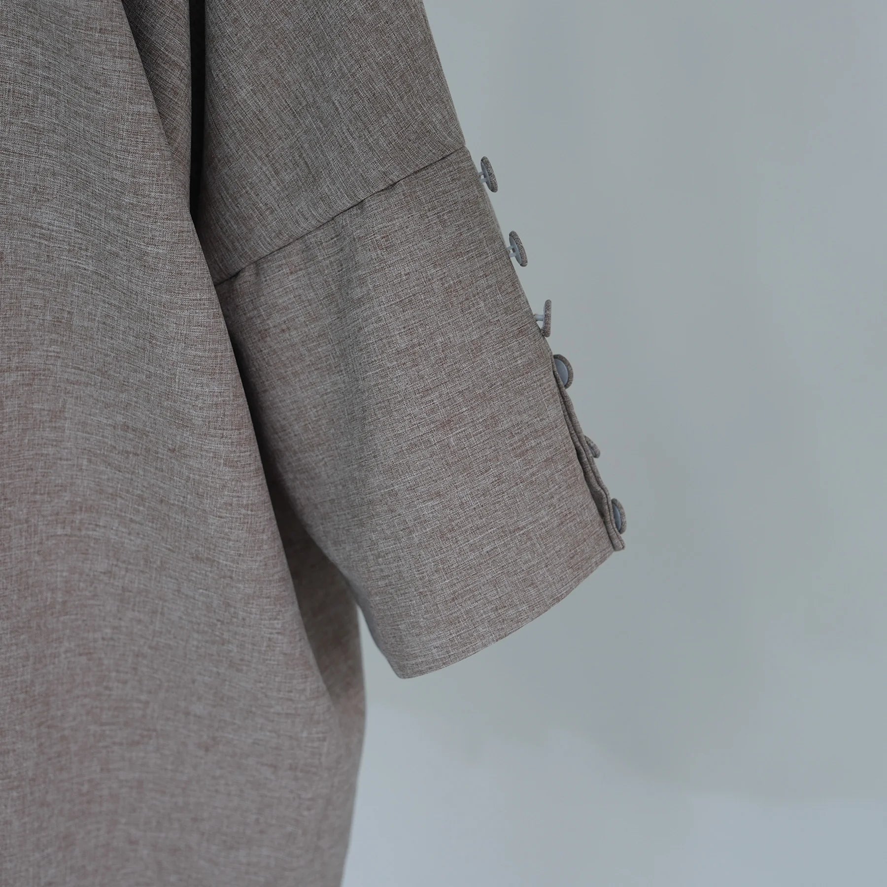 Long Abaya Coat Kimono Style - Ergosalah - Ergonomic padded prayer mat for knee support