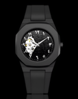 Men’s Arabic Watch – Engraved Middle Eastern Design - Ergosalah - Ergonomic padded prayer mat for knee support