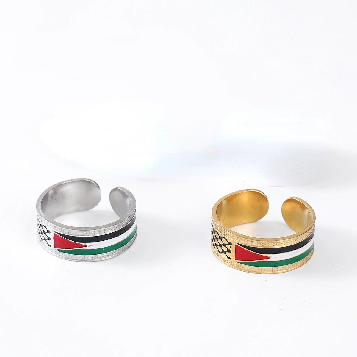 Modern Palestine Map Ring – Stainless Steel | Boys & Girls - Ergosalah - Ergonomic padded prayer mat for knee support