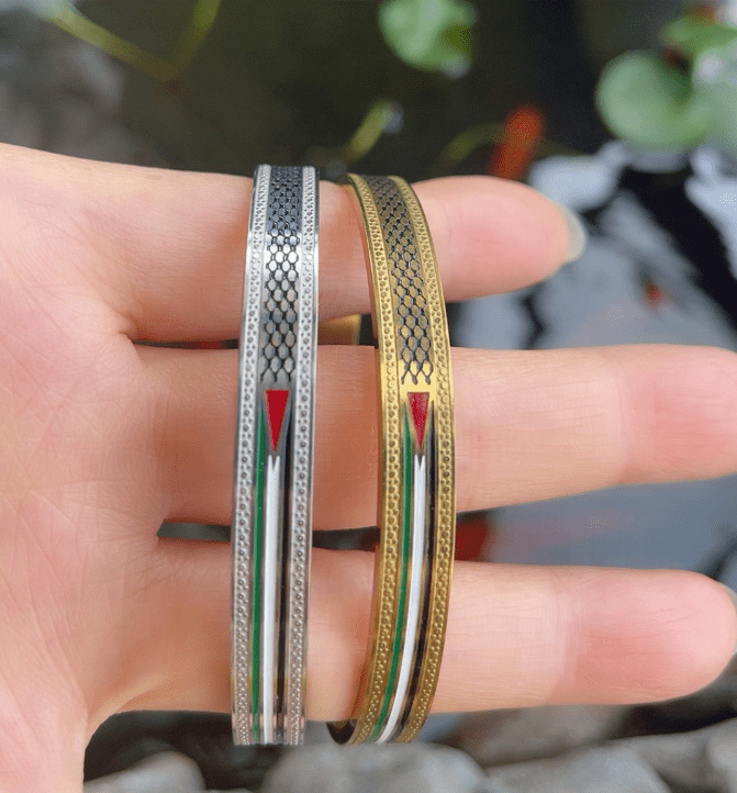 Palestine Heritage Cuff - Ergosalah - Ergonomic padded prayer mat for knee support