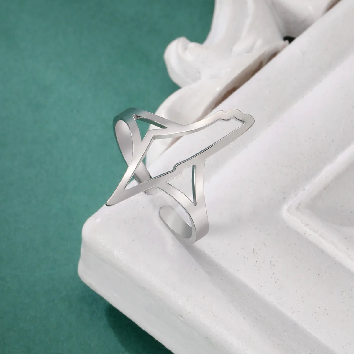 Palestine Hollow Map Ring - Ergosalah - Ergonomic padded prayer mat for knee support