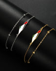 Palestine Map Bracelet Gift for All – Stainless Steel - Ergosalah - Ergonomic padded prayer mat for knee support