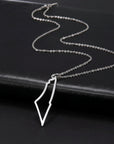 Palestine Map Necklace Stainless Steel Unisex - Ergosalah - Ergonomic padded prayer mat for knee support