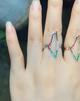 Palestine Map Rhinestone Ring - Ergosalah - Ergonomic padded prayer mat for knee support