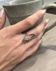 Palestine Map Rhinestone Ring - Ergosalah - Ergonomic padded prayer mat for knee support