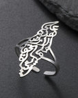 Palestine Map Ring - Ergosalah - Ergonomic padded prayer mat for knee support