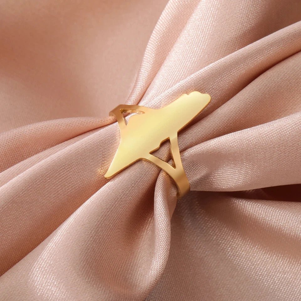 Palestine Solid Map Ring - Ergosalah - Ergonomic padded prayer mat for knee support