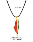 Palestine Watermelon Necklace Cord edition - Ergosalah - Ergonomic padded prayer mat for knee support