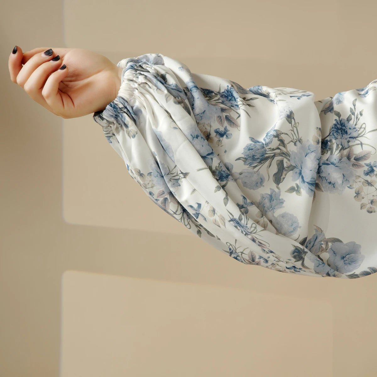 Printed Satin Reversible Abaya for Muslim Women | Plus Size - Ergosalah - Ergonomic padded prayer mat for knee support