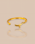 Stainless Steel Arabic Love Ring - Ergosalah - Ergonomic padded prayer mat for knee support