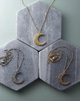 Stainless Steel Moon Pendant Necklace - Ergosalah - Ergonomic padded prayer mat for knee support