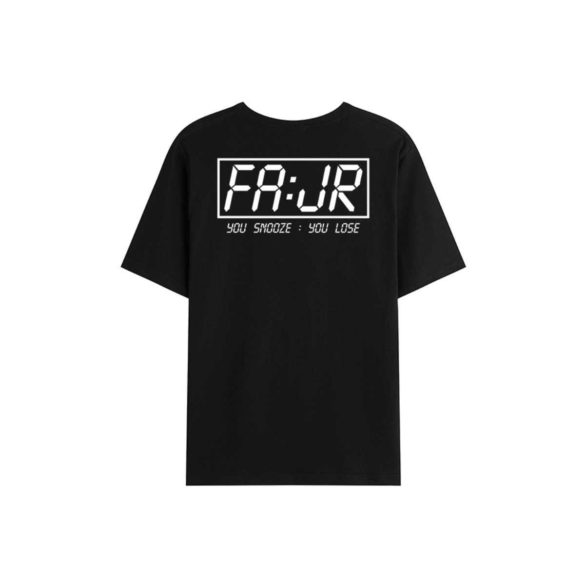 T-shirt Unisex | Fajr – You Snooze You Lose | Back - Ergosalah - Ergonomic padded prayer mat for knee support