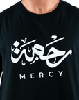 T-shirt Unisex | Rahma Mercy | Front | Oversized - Ergosalah - Ergonomic padded prayer mat for knee support