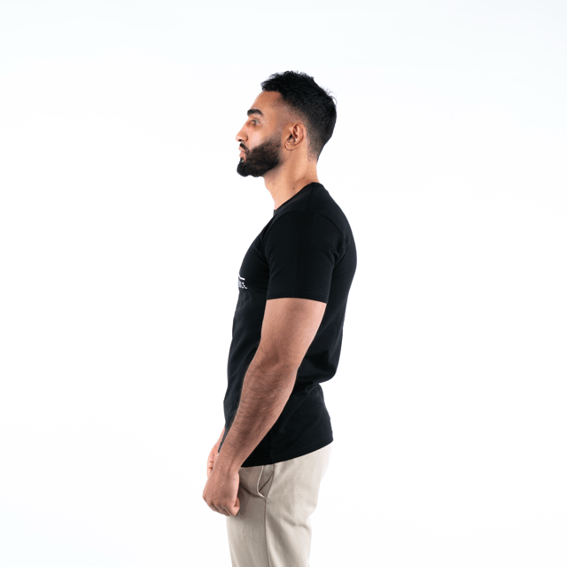 T-shirt Unisex | Sabr - Patience | Front | slim fit - Ergosalah - Ergonomic padded prayer mat for knee support