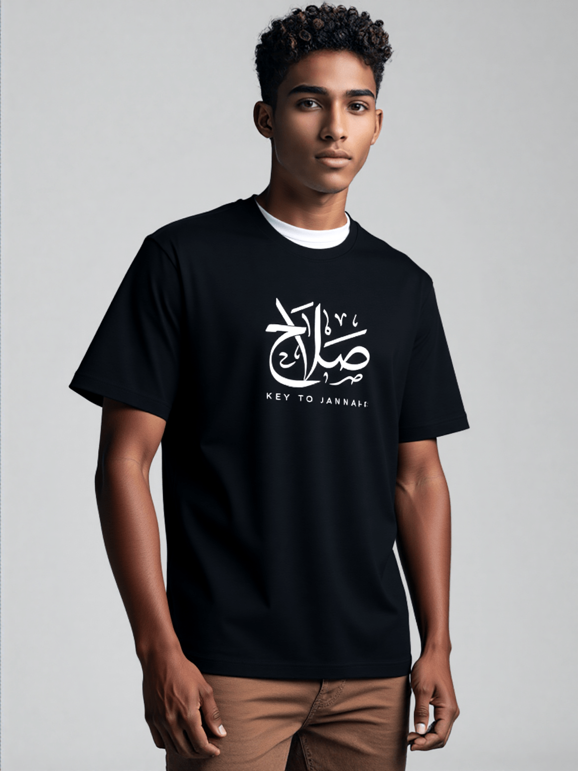 T-shirt Unisex | Salah | Front - Ergosalah - Ergonomic padded prayer mat for knee support
