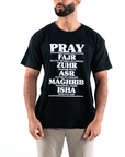 T-shirt Unisex | Salah Virtues | Front | Oversized - Ergosalah - Ergonomic padded prayer mat for knee support