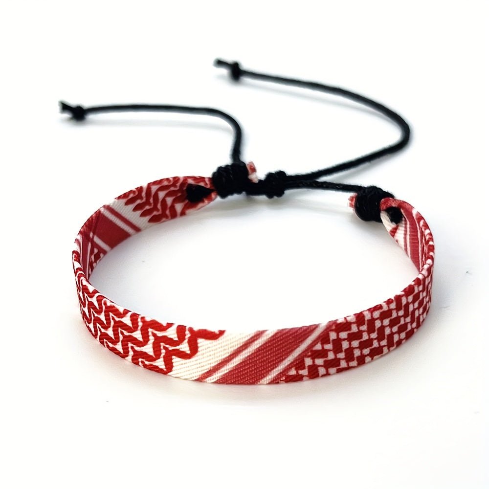Vintage Boho Braided Bracelets – For Men & Women, Adjustable & Handwoven - Ergosalah - Ergonomic padded prayer mat for knee support