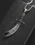 Zulfikar Sword Pendant – Imam Ali Islamic Necklace - Ergosalah - Ergonomic padded prayer mat for knee support