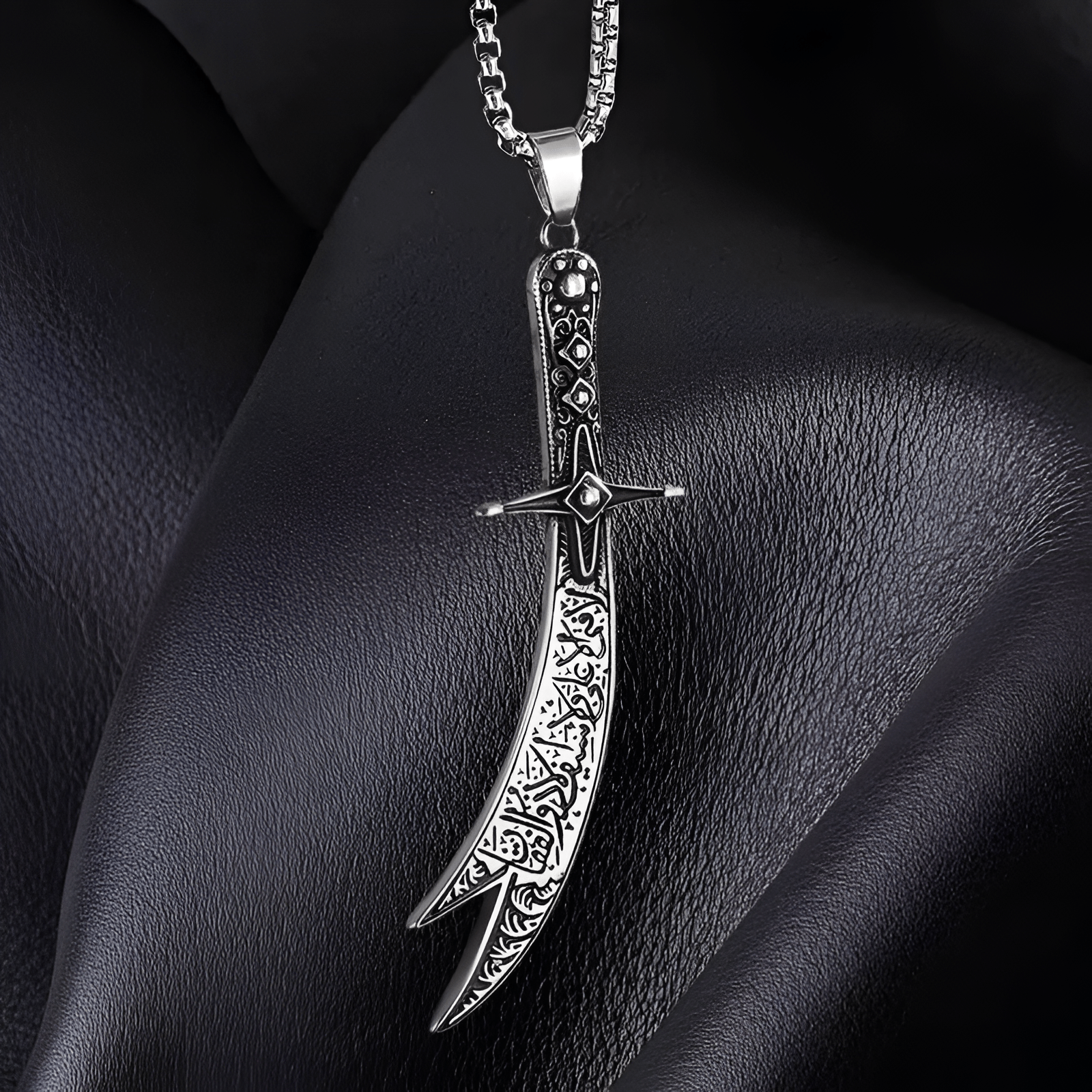 Zulfikar Sword Pendant – Imam Ali Islamic Necklace - Ergosalah - Ergonomic padded prayer mat for knee support