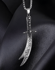 Zulfikar Sword Pendant – Imam Ali Islamic Necklace - Ergosalah - Ergonomic padded prayer mat for knee support